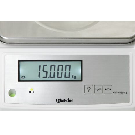 bartscher keukenweegschaal tot 15 kg per 2 gram bartscher keukenweegschaal tot 15 kg per 2 gram
