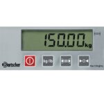 bartscher digitale weegschaal tot 150 kg