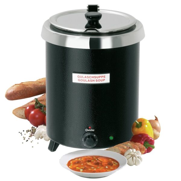 bartscher soeppan club 8,5l zwart