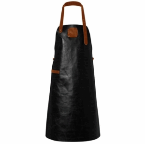 Witloft leren schort Craft - Black/Cognac