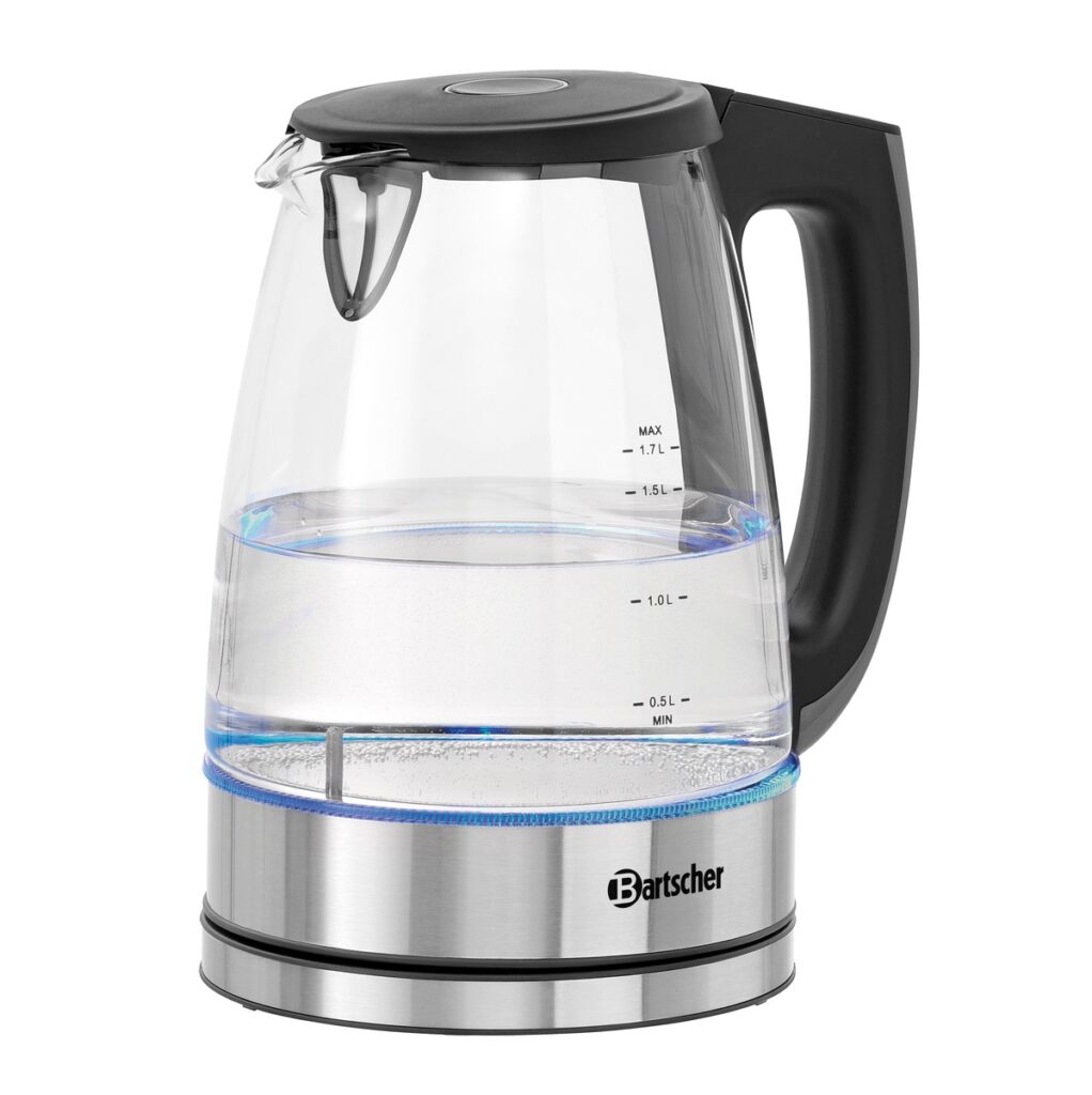 Bartscher Waterkoker RVS Glas 1,7L Instelbaar Pro Bartscher Waterkoker RVS Glas 1,7L Instelbaar Pro