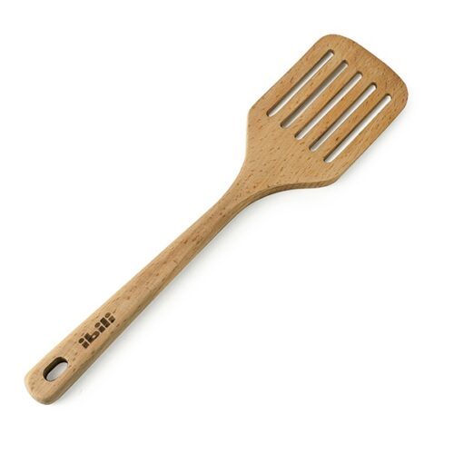 ibili houten spatel geperforeerd 33 cm