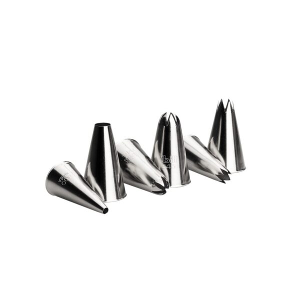 ibili set van 6 rvs spuitmondjes