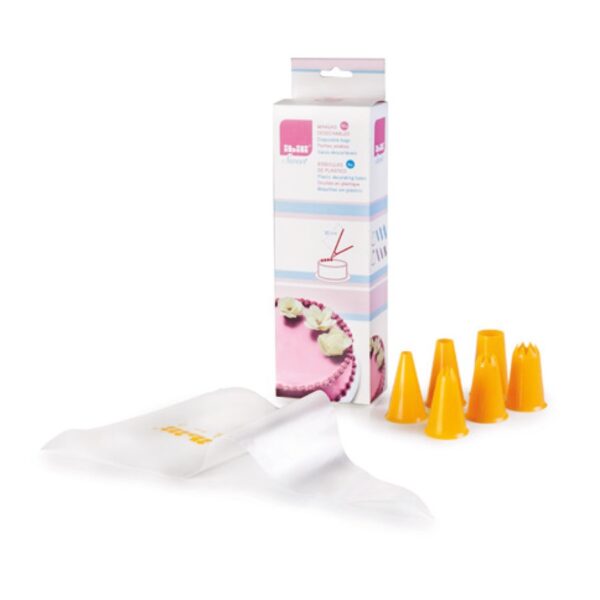 ibili set van 10 spuitzakken en 6 spuitmondjes