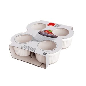 Ibili ramekin schaal 4 stuks Keramiek Ibili ramekin schaal 4 stuks Keramiek