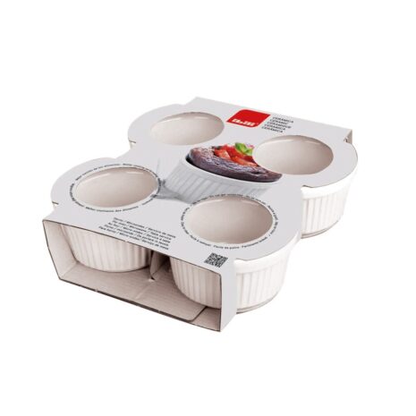 ibili ramekin schaal 4 stuks keramiek ibili ramekin schaal 4 stuks keramiek