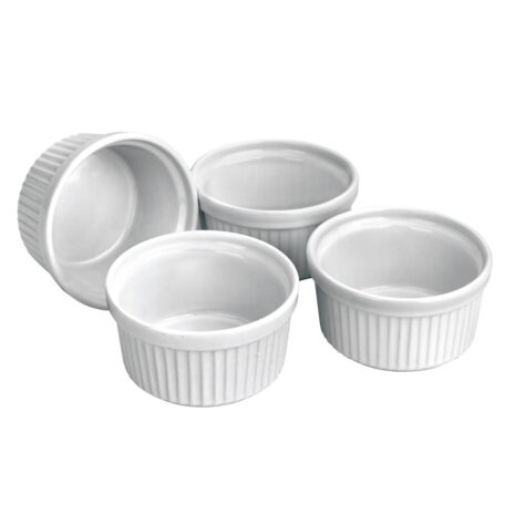 ibili ramekin schaal 4 stuks keramiek