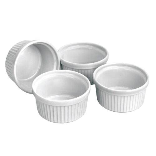ibili ramekin schaal 4 stuks keramiek