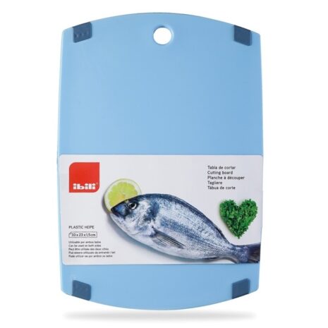 ibili kunststof snijplank 33 x 23 cm blauw vis ibili kunststof snijplank 33 x 23 cm blauw vis