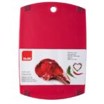 ibili kunststof snijplank 33 x 23 cm rood vlees