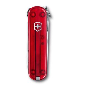 Victorinox Nail Clip 580 Rood transparant