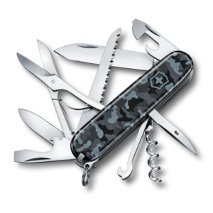 Victorinox Huntsman zakmes navy camouflage Victorinox Huntsman zakmes navy camouflage