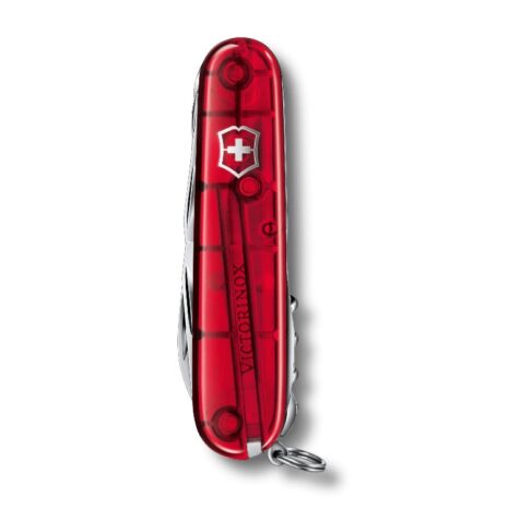 victorinox huntsman zakmes rood transparant victorinox huntsman zakmes rood transparant