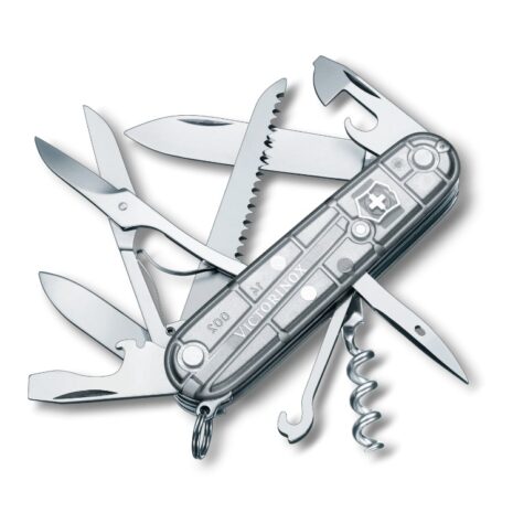 victorinox huntsman zakmes zilver transparant