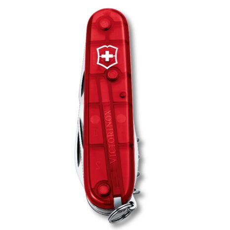 victorinox spartan zakmes rood transparant victorinox spartan zakmes rood transparant