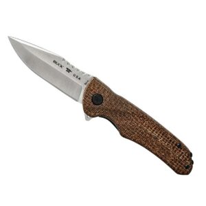 Buck Sprint Pro Burlap Micarta PE zakmes Buck Sprint Pro Burlap Micarta PE zakmes
