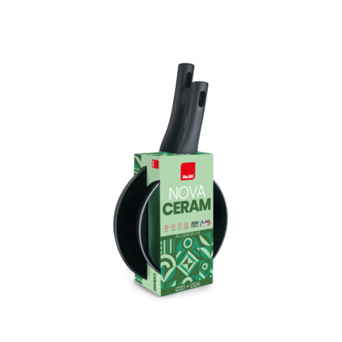 ibili koekenpan set 20 en 24 cm antikleef nova ceram