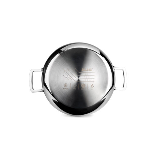 ibili triply diepe braadpan 2 grepen 24 cm ibili triply diepe braadpan 2 grepen 24 cm