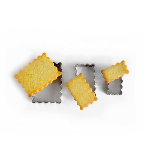 ibili gekartelde deeg uitstekers rechthoekig set van 3 ibili gekartelde deeg uitstekers rechthoekig set van 3