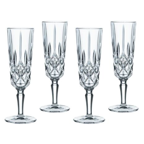 nachtmann champagneglas set van 4 noblesse