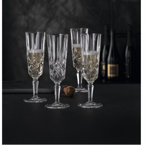 nachtmann champagneglas set van 4 noblesse nachtmann champagneglas set van 4 noblesse