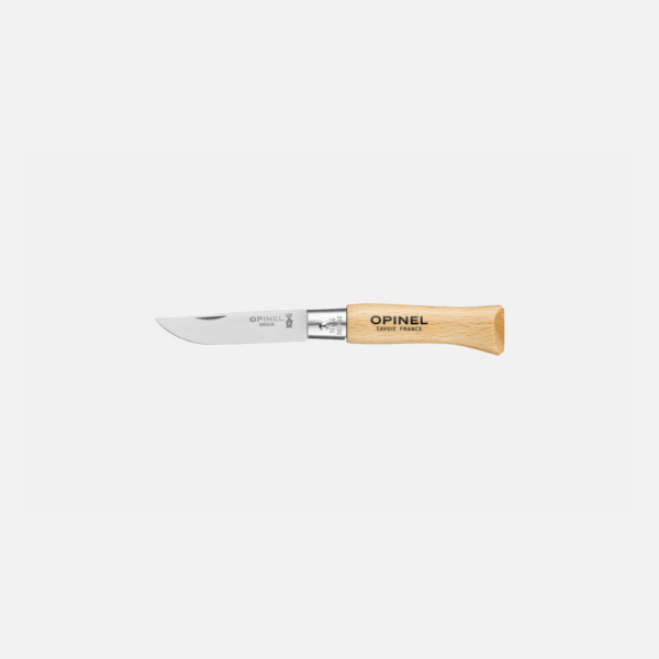 opinel zakmes n°04 inox classic rvs hout