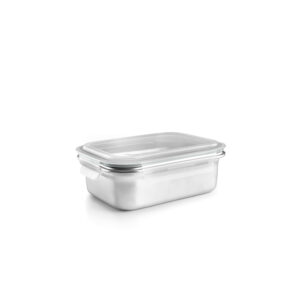 Ibili rechthoekige voedselcontainer rvs magnetronbestendig - 1,2 liter