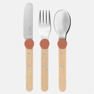 Opinel kinderbestek 3 delig Koraalkleur Opinel kinderbestek 3 delig Koraalkleur