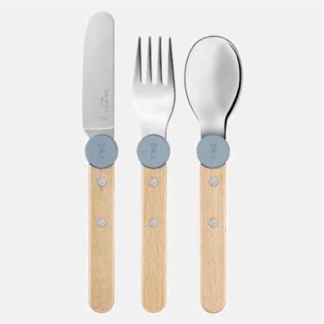 opinel kinderbestek 3 delig regenblauw opinel kinderbestek 3 delig regenblauw