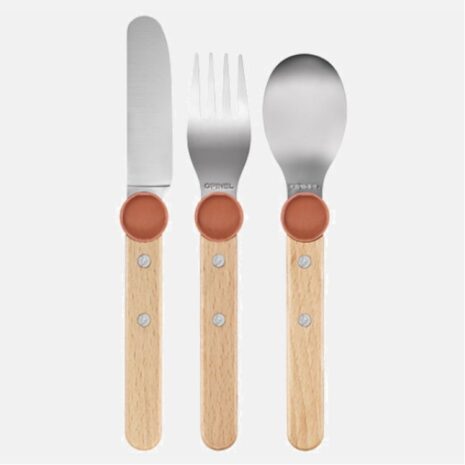 opinel kinderbestek 3 delig koraalkleur opinel kinderbestek 3 delig koraalkleur