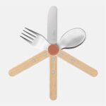 opinel kinderbestek 3 delig koraalkleur