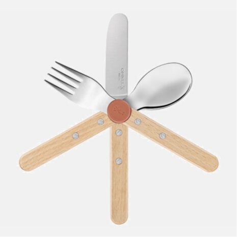 opinel kinderbestek 3 delig koraalkleur opinel kinderbestek 3 delig koraalkleur