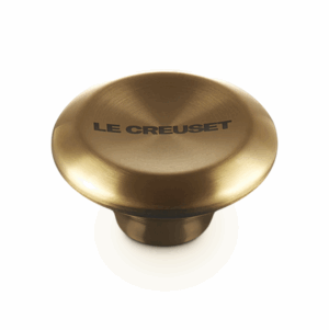 Le Creuset rvs licht goudkleurig knop origineel 5,7 cm Le Creuset rvs licht goudkleurig knop origineel 5,7 cm