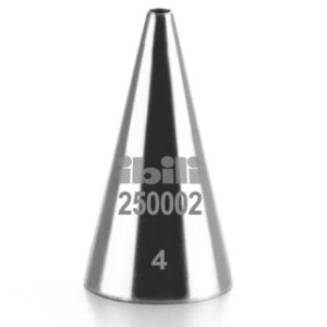 Ibili Spuitmond rvs - 2 mm, Glad rond