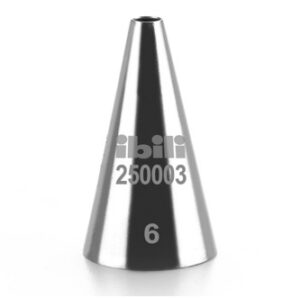 Ibili Spuitmond rvs - 3 mm, Glad rond