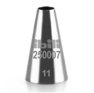 Ibili Spuitmond rvs - 7 mm, Glad rond