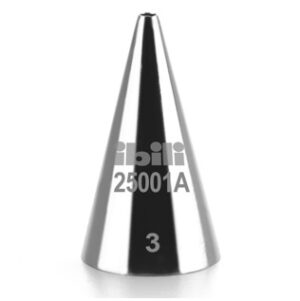 Ibili Spuitmond rvs - 1,5 mm, Glad rond