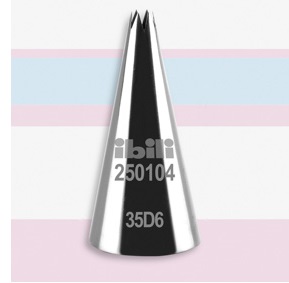 Ibili Spuitmond rvs - 4 mm, Kartel