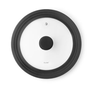 Ibili glasdeksel met siliconen rand Ibili glasdeksel met siliconen rand