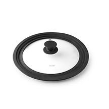 Ibili glasdeksel met siliconen rand Ibili glasdeksel met siliconen rand