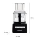 magimix keukenmachine cuisine system 4200 xl zwart met citruspers