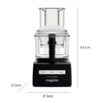 magimix keukenmachine cuisine system 4200 xl zwart met citruspers