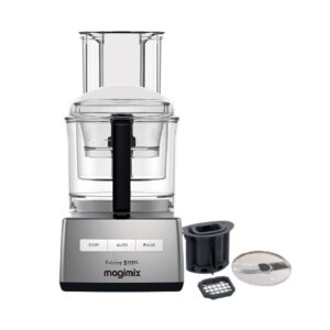 Magimix Keukenmachine Cuisine System 5200 XL mat chroom met blokjeskit