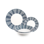 ibili set 18 delig porselein servies salzburg