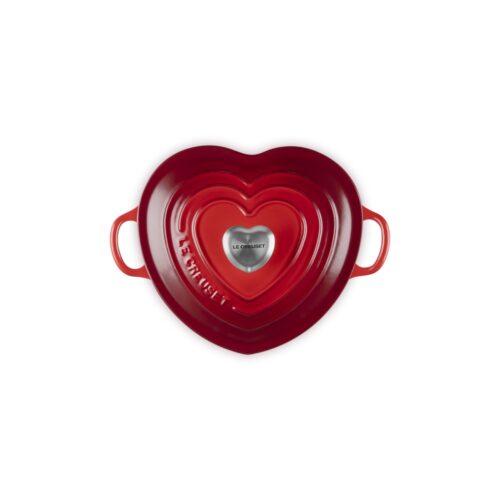 le creuset campagnard tradition hartvormige braadpan met rvs knop le creuset campagnard tradition hartvormige braadpan met rvs knop