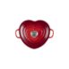 le creuset campagnard tradition hartvormige braadpan met rvs knop