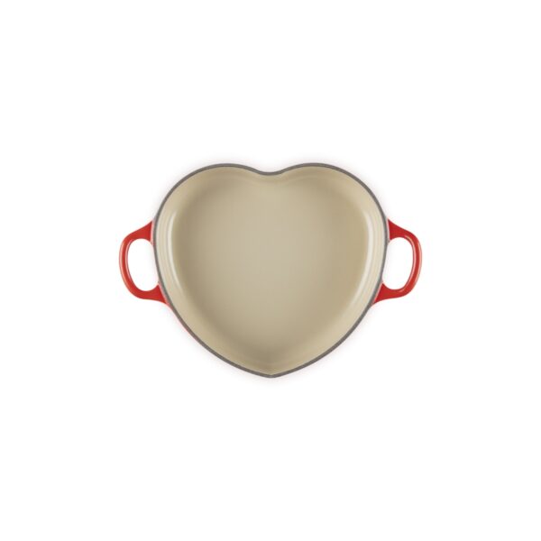 le creuset campagnard tradition hartvormige braadpan met rvs knop le creuset campagnard tradition hartvormige braadpan met rvs knop