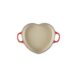 le creuset campagnard tradition hartvormige braadpan met rvs knop