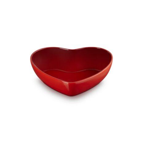 le creuset serveerbowl hart in aardewerk