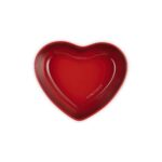 le creuset serveerbowl hart in aardewerk